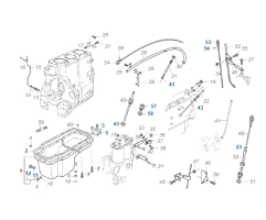 CARTER ÓLEO DO MOTOR Pá Carregadeira FIAT FR108 FR11B FR12B FR14 D229-6 MWM 632501150564 75202948